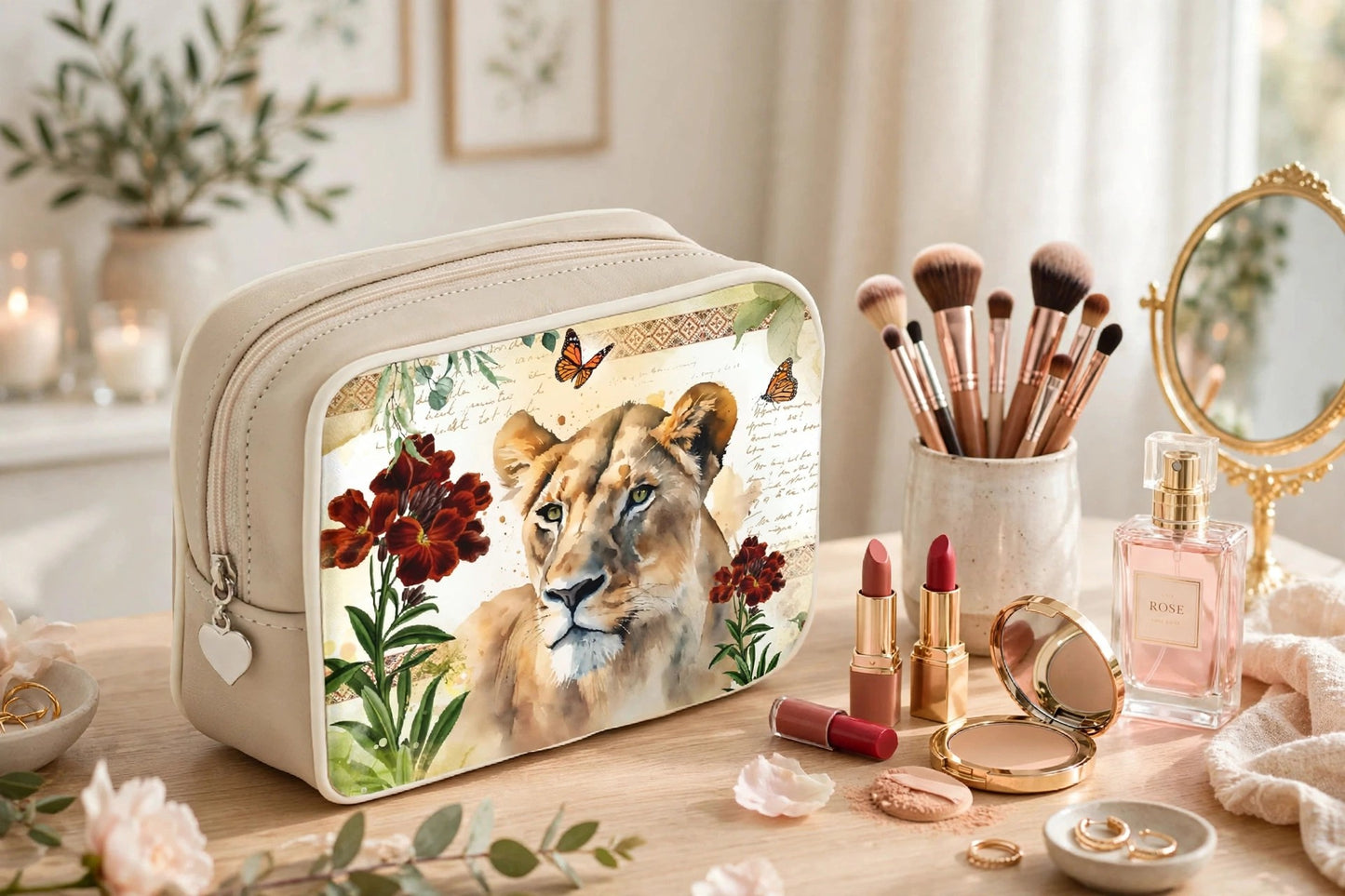 Make Up Bag - Majesty in Golden Thickets