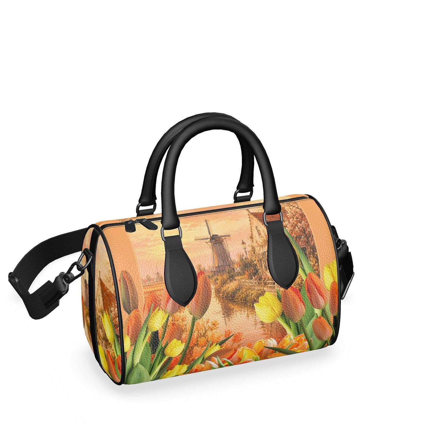 Mini Denbigh Duffle bag - Golden Horizon Tulip Promenade