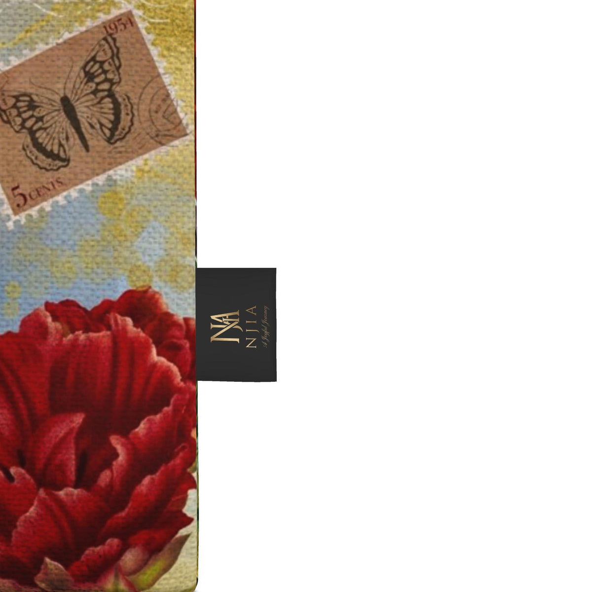 De tas - Monochrome Botanical Tapestry